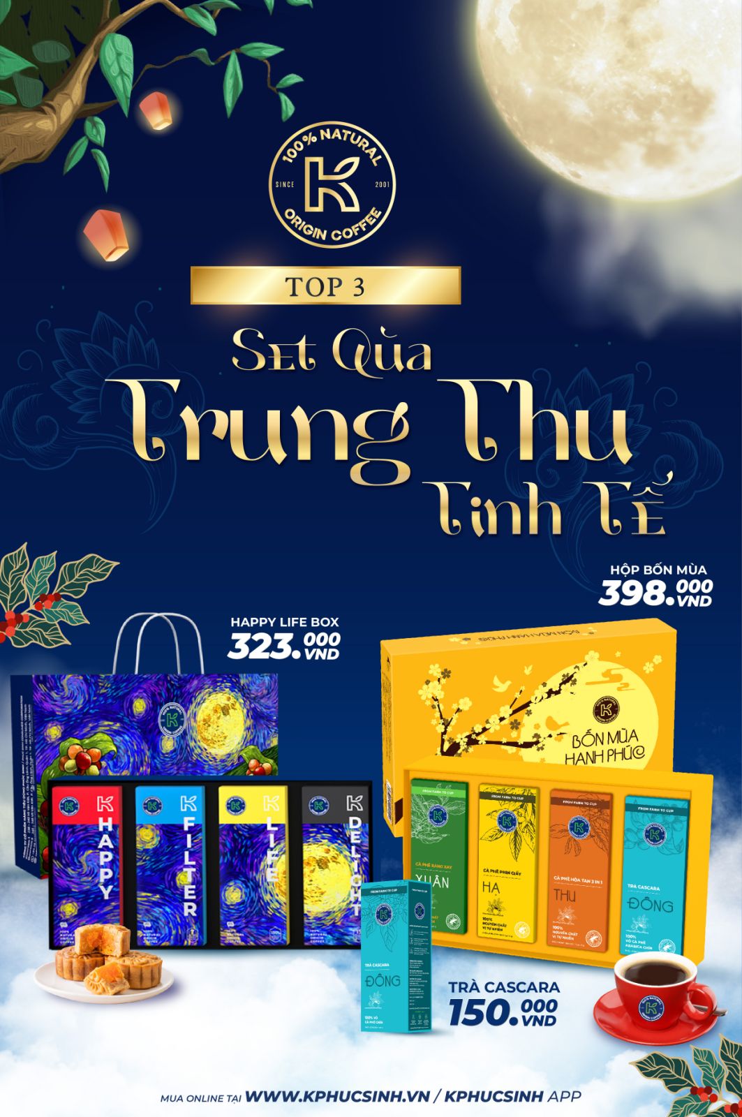Điểm Danh  TOP 3 HỘP QUÀ TRUNG THU CAO CẤP,  MANG ĐẾN ĐẲNG CẤP DẤU ẤN RIÊNG
